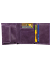 Кошелек портмоне женское натуральная кожа С-Джари друид фиолетовый Флауэрс