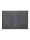 Обложка для паспорта женская кожаная С-ОП-1 друид зеленый Флауэрс