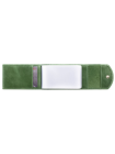 Чехол визитница С-ВМ-3 друид зеленый из кожи Флауэрс